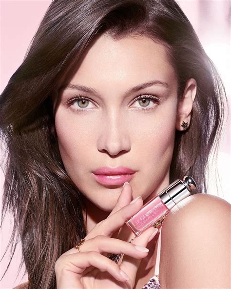 bella hadid dior lip glow